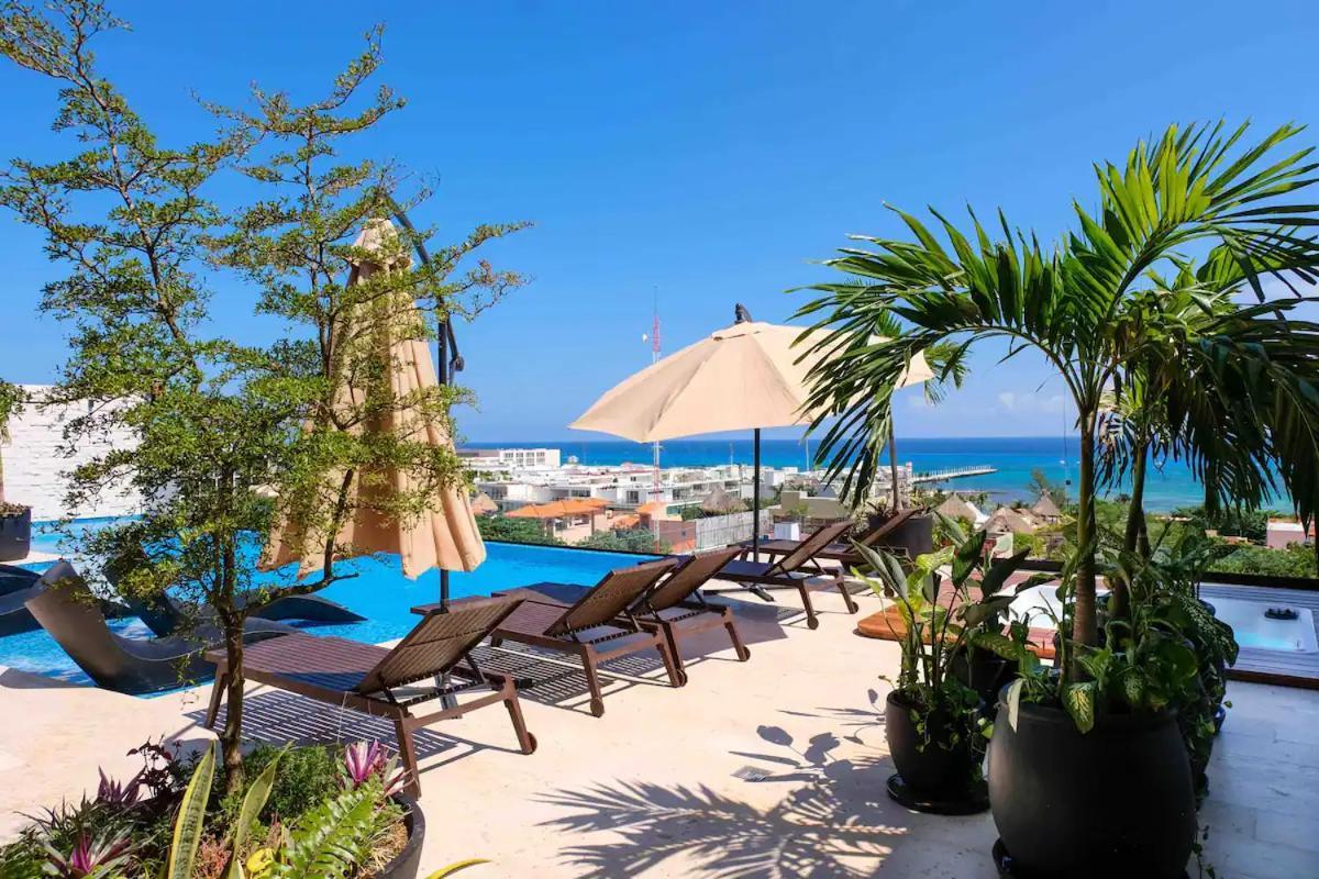 Stayon5A.Av.Penthouse With Privatepool Freeparking Плайя-дель-Кармен Екстер'єр фото