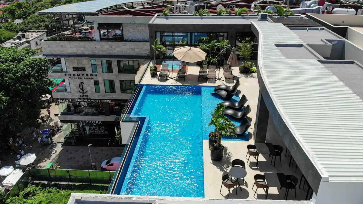 Stayon5A.Av.Penthouse With Privatepool Freeparking Плайя-дель-Кармен Екстер'єр фото